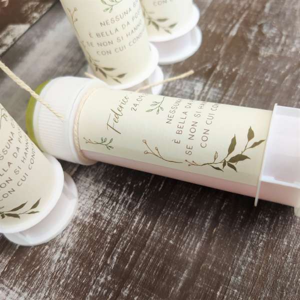 bolle di sapone segnaposto ecofattoart